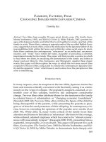 FAMILIES, FATHERS, FILM: CHANGING IMAGES FROM JAPANESE CINEMA doc