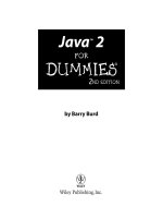 java 2 for dummies 2nd