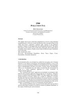 2500 POLLUTION TAX-Center for Environmental Economics and Management Faculty of Economics and Applied Economics pptx