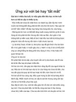 Ứng xử với bé hay ''''tắt mắt'''' potx