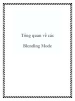 Tổng quan về các Blending Mode potx