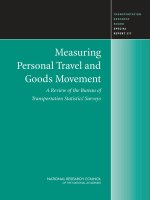 Measuring Personal Travel and Goods Movement - A Review of the Bureau of Transportation Statistics’ Surveys pot