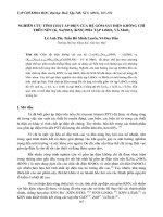 NGHIÊN CỨU TÍNH CHẤT ÁP ĐIỆN CỦA HỆ GỐM SẮT ĐIỆN KHÔNG CHÌ TRÊN NỀN (K, Na)NbO3 (KNN) PHA TẠP LiSbO3 VÀ MnO2 pptx