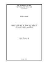 luận văn nghiên cứu một số tính chất điện, từ của perovskite la1-xaxfeo3