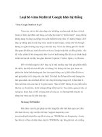 Loại bỏ virus Redirect Google khỏi hệ thống pot