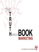 THE TRUTH ABOUT BOOK MARKETING pot
