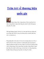 Trăn trở về thương hiệu quốc gia potx