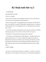 Kỹ thuật nuôi tôm vụ 2 pot