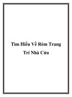 Tìm Hiểu Về Rèm Trang Trí Nhà Cửa pot