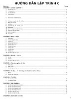 HƯỚNG DẪN LẬP TRÌNH C pdf