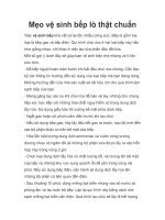 Mẹo vệ sinh bếp lò thật chuẩn doc