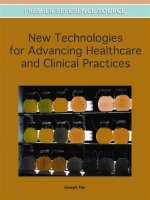New Technologies for Advancing Healthcare and Clinical Practices pdf