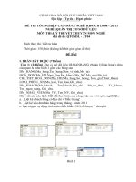 đáp án + đề thi lí thuyết tốt nghiệp khóa 2 - quản trị cơ sở dữ liệu - mã đề thi qtcsdl - lt (4)