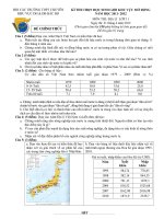 Đề thi HSG khu vực Bắc Bộ năm 2012 Môn Địa 11 pptx