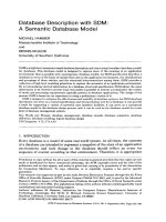 Database Description with SDM: A Semantic Database Model pdf
