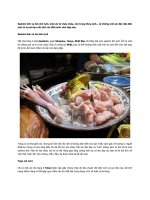 Những món ăn ĐỘC ĐÁO của người Nhật