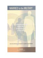 Married to the Military - The Employment and Earnings of Military Wives Compared with Those of Civilian Wives doc