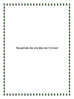 Nhà phố độc đáo trên diện tích 3,5x16m2 potx