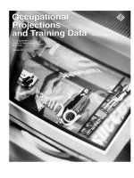 occupational projections and training data 2000 2001 ppt