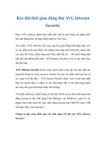 Kéo dài thời gian dùng thử AVG Internet Security doc