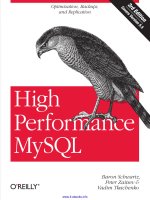 High Performance MySQL, Third Edition potx