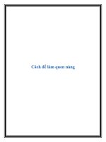 Cách để làm quen nàng pot