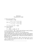 Đề Thi Thử Học Sinh Giỏi Lớp 9 Toán - Phần 1 - Đề 25 docx