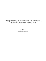 Programming Fundamentals - A Modular Structured Approach using C++ docx