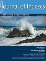 JOURNAL OF INDEXES RETHINKING FIXED INCOME ppt