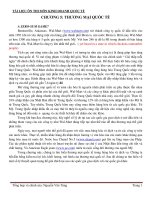 CHƯƠNG 5: THƯƠNG MẠI QUỐC TẾ docx