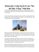 Khám phá vẻ đẹp huyền bí của “lâu đài Diệc Trắng” Nhật Bản doc