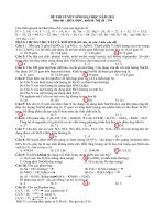 GIẢI ĐỀ THI TUYỂN SINH ĐẠI HỌC NĂM 2011 Môn thi : HÓA HỌC, khối B- Mã đề : 794 potx