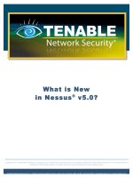 What is New in Nessus® v5.0? pptx