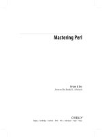 mastering perl - o'reilly 2007