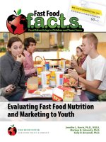 Evaluating Fast Food Nutrition and Marketing to Youth pot