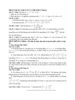 Đề Thi Thử Đại Học Khối A, A1, B, D Toán 2013 - Phần 22 - Đề 24 pot
