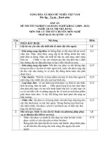 đáp án đề thi lí thuyết tốt nghiệp khóa 3 - quản trị nhà hàng - mã đề thi qtnh - lt (39)