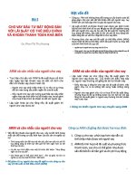 Bài 3: cho vay đầu tư bất động sản với lãi suất có thể điều chỉnh và khoản thanh toán khả biến - Giảng viên Phan Thị Thu Hương potx