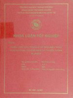 khóa luận tốt nghiệp chiến lược kinh doanh giá trị gia tăng trên điện thoại di động công ty công nghệ và truyền thông bluesea