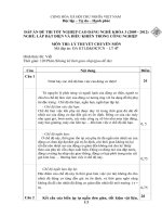 đáp án đề thi lý thuyết-lắp đặt điện và điều khiển trong công nghiệp-mã đề thi ktlđđ&đktcn - th (1 (46)
