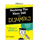 hacking the xbox 360 for dummies
