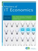 Masters of IT Economics - How Three Visionary IT Executives Improved IT Economics to Realize Greater Value pot