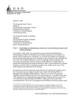 Small Business Administration: Section 7(a) General Business Loans Credit Subsidy Estimates potx