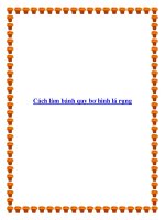 Cách làm bánh quy bơ hình lá rụng pptx