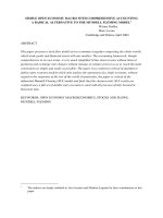 SIMPLE OPEN ECONOMY MACRO WITH COMPREHENSIVE ACCOUNTING A RADICAL ALTERNATIVE TO THE MUNDELL FLEMING MODEL ppt