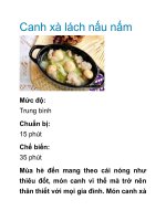 Canh xà lách nấu nấm pdf
