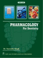 Pharmacology for Dentistry potx