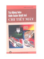 Tự động hóa tính toán thiết kế chi tiết máy pdf