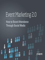 Event Marketing 2.0 How to Boost Attendance Through Social Media docx