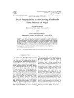 Social Responsibility in the Growing Handmade Paper Industry of Nepal potx